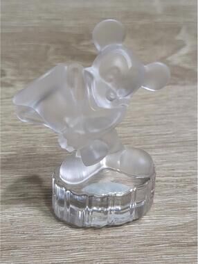 Crystal Collection Frosted Glass Mickey Mouse Figurine